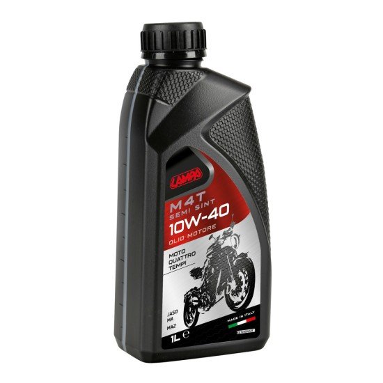ΛΑΔΙ ΚΙΝΗΤΗΡΑ 10W-40 M4T SEMI SINT ΗΜΙΣΥΝΘΕΤΙΚΟ MOTO 4 TEMPI 1L LAMPA - 1 ΤΕΜ.-Lampa-L0041.2