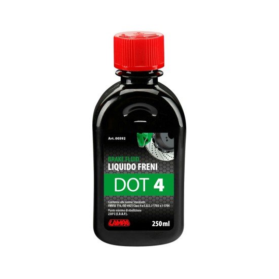 ΥΓΡΟ ΦΡΕΝΩΝ DOT 4 - FMVSS 116 / ISO 4925 CLASS 4 / SAE J-1704 250ml LAMPA  - 1 ΤΕΜ.-Lampa-L0059.2 ΥΓΡΟ ΦΡΕΝΩΝ DOT 4 - FMVSS 116 / ISO 4925 CLASS 4 / SAE J-1704 250ml LAMPA  - 1 ΤΕΜ.-Lampa-L0059.2