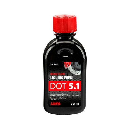 ΥΓΡΟ ΦΡΕΝΩΝ DOT 5.1 - FMVSS 116 / ISO 4925 CLASS 5.1 / SAE J-1704 250ml LAMPA  - 1 ΤΕΜ.-Lampa-L0059.5 ΥΓΡΟ ΦΡΕΝΩΝ DOT 5.1 - FMVSS 116 / ISO 4925 CLASS 5.1 / SAE J-1704 250ml LAMPA  - 1 ΤΕΜ.-Lampa-L0059.5