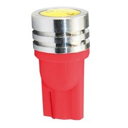T10 W5W 12V W2,1x9,5d LED 1xHP ΚΟΚΚΙΝΟ (ΚΑΡΦΩΤΟ ΑΚΑΛΥΚΟ) 1ΤΕΜ. M-TECH-M-Tech-L015R/MT