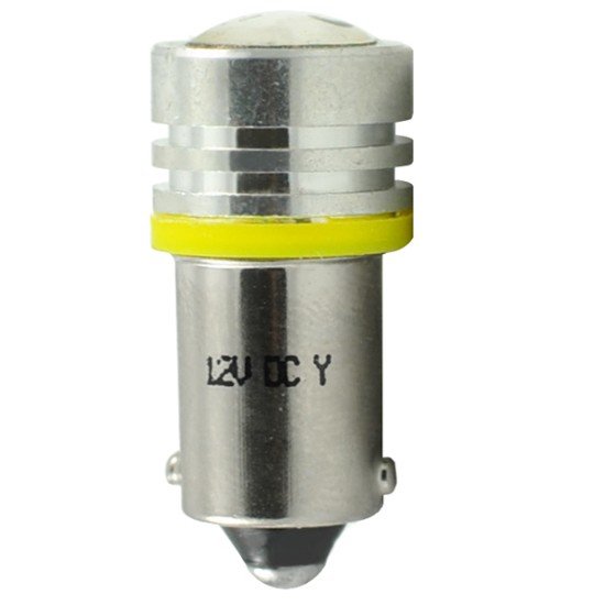 T4W 12V 1W BA9s (ΜΙΝΙΟΝ) LED 1xHP ΚΙΤΡΙΝΟ 1ΤΕΜ.-M-Tech-L016Y/MT