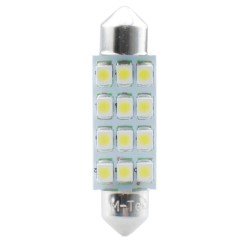 ΛΑΜΠΑΚΙΑ ΠΛΑΦΟΝΙΕΡΑΣ C5W/C10W 12V 0,96W SV8,5 41mm PREMIUM LED 12xSMD3528 ΛΕΥΚΟ 1ΤΕΜ.-M-Tech-L030W/MT ΛΑΜΠΑΚΙΑ ΠΛΑΦΟΝΙΕΡΑΣ C5W/C10W 12V 0,96W SV8,5 41mm PREMIUM LED 12xSMD3528 ΛΕΥΚΟ 1ΤΕΜ.-M-Tech-L030W/MT