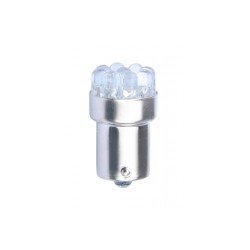 R10W 12V BA15s LED 9xFlux 5mm ΜΟΝΟΠΟΛΙΚΟ ΚΟΚΚΙΝΟ M-TECH - 1 τεμ.-M-Tech-L033R/MT
