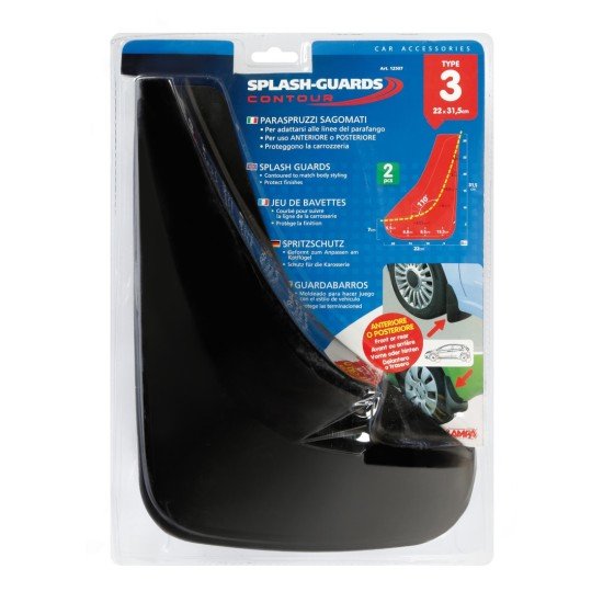 ΛΑΣΠΩΤΗΡΕΣ SPLASH-GUARDS CONTOUR 22x31,5cm TYPE-3 2ΤΕΜ.-Lampa-L1250.7 ΛΑΣΠΩΤΗΡΕΣ SPLASH-GUARDS CONTOUR 22x31,5cm TYPE-3 2ΤΕΜ.-Lampa-L1250.7