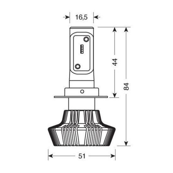 H7 10-30V 6.500K 4.000lm 25W PX26d HALO LED 8LED ZES CHIPS 1ΤΕΜ.-Lampa-L5784.0 H7 10-30V 6.500K 4.000lm 25W PX26d HALO LED 8LED ZES CHIPS 1ΤΕΜ.-Lampa-L5784.0