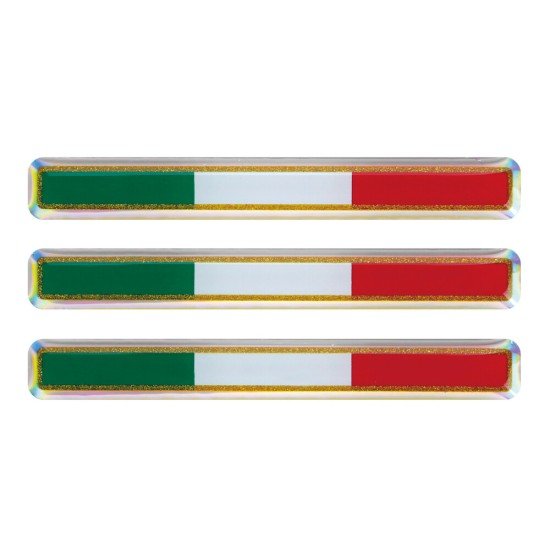 ΑΥΤΟΚΟΛΛΗΤΟ ΣΗΜΑ 3D ΣΗΜΑΙΑ ΙΤΑΛΙΑΣ 55x8mm LAMPA -  3 Τεμ.-Lampa-L1500.2 ΑΥΤΟΚΟΛΛΗΤΟ ΣΗΜΑ 3D ΣΗΜΑΙΑ ΙΤΑΛΙΑΣ 55x8mm LAMPA -  3 Τεμ.-Lampa-L1500.2