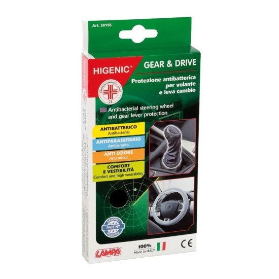 ΚΑΛΥΜΜΑ ΤΙΜΟΝΙΟΥ ΚΑΙ ΓΙΑ ΛΕΒΙΕ ΤΑΧΥΤΗΤΩΝ HIGENIC GEAR & DRIVE (ΑΝΤΙΒΑΚΤΗΡΙΔΙΑΚΟ/ΑΝΤΙΠΑΡΑΣΙΤΙΚΟ ΣΕΤ)-Lampa-L3819.8 ΚΑΛΥΜΜΑ ΤΙΜΟΝΙΟΥ ΚΑΙ ΓΙΑ ΛΕΒΙΕ ΤΑΧΥΤΗΤΩΝ HIGENIC GEAR & DRIVE (ΑΝΤΙΒΑΚΤΗΡΙΔΙΑΚΟ/ΑΝΤΙΠΑΡΑΣΙΤΙΚΟ ΣΕΤ)-Lampa-L3819.8