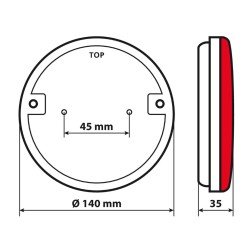 ΦΩΣ ΠΙΣΩ ΔΕΞΙ 12/24V DYNAMIC-O 140 mm ΜΕ 29 LED 3 ΧΡΗΣΕΙΣ ΘΕΣΕΩΣ/ΦΛΑΣ/STOP (ΚΟΚΚΙΝΟ/ΠΟΡΤΟΚΑΛΙ) - 1 ΤΕΜ.-Lampa-L4154.5 ΦΩΣ ΠΙΣΩ ΔΕΞΙ 12/24V DYNAMIC-O 140 mm ΜΕ 29 LED 3 ΧΡΗΣΕΙΣ ΘΕΣΕΩΣ/ΦΛΑΣ/STOP (ΚΟΚΚΙΝΟ/ΠΟΡΤΟΚΑΛΙ) - 1 ΤΕΜ.-Lampa-L4154.5