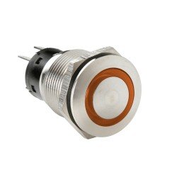 ΔΙΑΚΟΠΤΗΣ ΜΠΟΥΤΟΝ (BUTTON) 12/24V 5Amax 5PIN IP65 ON/OFF ME LED ΠΟΡΤΟΚΑΛΙ ΑΝΟΞΕΙΔΩΤΟ ΑΤΣΑΛΙ LAMPA - 1 TEM.-Lampa-L4557.7 ΔΙΑΚΟΠΤΗΣ ΜΠΟΥΤΟΝ (BUTTON) 12/24V 5Amax 5PIN IP65 ON/OFF ME LED ΠΟΡΤΟΚΑΛΙ ΑΝΟΞΕΙΔΩΤΟ ΑΤΣΑΛΙ LAMPA - 1 TEM.-Lampa-L4557.7
