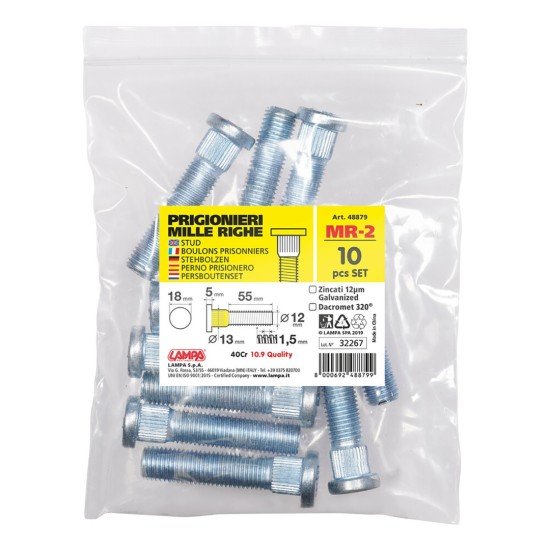 ΜΠΟΥΖΟΝΙΑ MR2 12χ1,50 55mm (13) ΣΑΚΟΥΛΑ 10ΤΕΜ.-Lampa-L4887.9 ΜΠΟΥΖΟΝΙΑ MR2 12χ1,50 55mm (13) ΣΑΚΟΥΛΑ 10ΤΕΜ.-Lampa-L4887.9