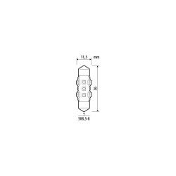 ΛΑΜΠΑΚΙΑ ΠΛΑΦΟΝΙΕΡΑΣ 12V 11x36mm 130/110lm 6.500K ΔΙΠΛΗΣ ΠΟΛΙΚΟΤΗΤΑΣ LED ULTRA-LUMEN SERIES 1ΤΕΜ.-Lampa-L5758.1 ΛΑΜΠΑΚΙΑ ΠΛΑΦΟΝΙΕΡΑΣ 12V 11x36mm 130/110lm 6.500K ΔΙΠΛΗΣ ΠΟΛΙΚΟΤΗΤΑΣ LED ULTRA-LUMEN SERIES 1ΤΕΜ.-Lampa-L5758.1