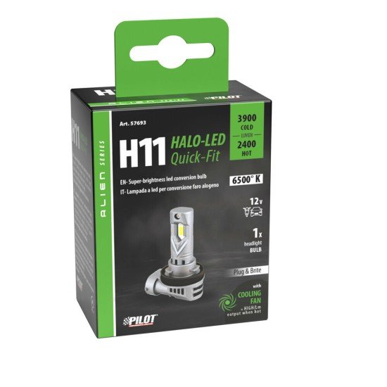 ΛΑΜΠΑ LED H11 12V PGJ19-2 6.500K ΨΥΧΡΟ 3.900lm/ΘΕΡΜΟ 2.400lm 35W HALO LED QUICK FIT ALIEN SERIES LAMPA - 1 ΤΕΜ.-Lampa-L5769.3 ΛΑΜΠΑ LED H11 12V PGJ19-2 6.500K ΨΥΧΡΟ 3.900lm/ΘΕΡΜΟ 2.400lm 35W HALO LED QUICK FIT ALIEN SERIES LAMPA - 1 ΤΕΜ.-Lampa-L5769.3