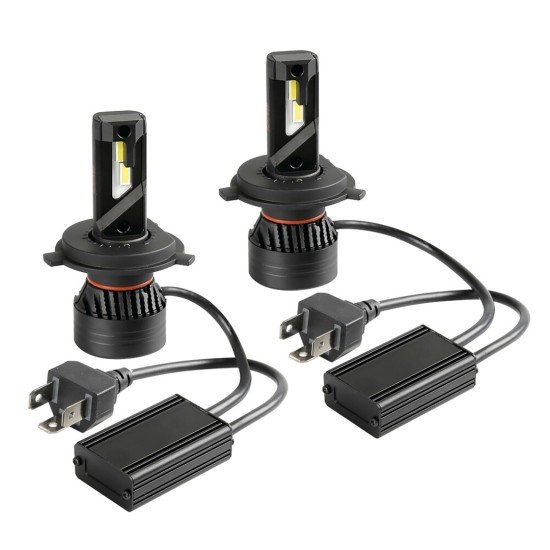 H4 ΛΑΜΠΑ 9-32V 6.500K 10.000lm 90W P43t HALO LED SERIE 9 COMPACT ULTRA POWER 4LED CREE LED KIT - 2 ΤΕΜ.-Lampa-L5776.3