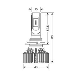 H10/HB3 9005 9-32V 6.500K 8.000lm 60W P20d HALO LED SERIE 6 STANDARD 6LED ZES 2ΤΕΜ. LED KIT-Lampa-L5778.7 H10/HB3 9005 9-32V 6.500K 8.000lm 60W P20d HALO LED SERIE 6 STANDARD 6LED ZES 2ΤΕΜ. LED KIT-Lampa-L5778.7