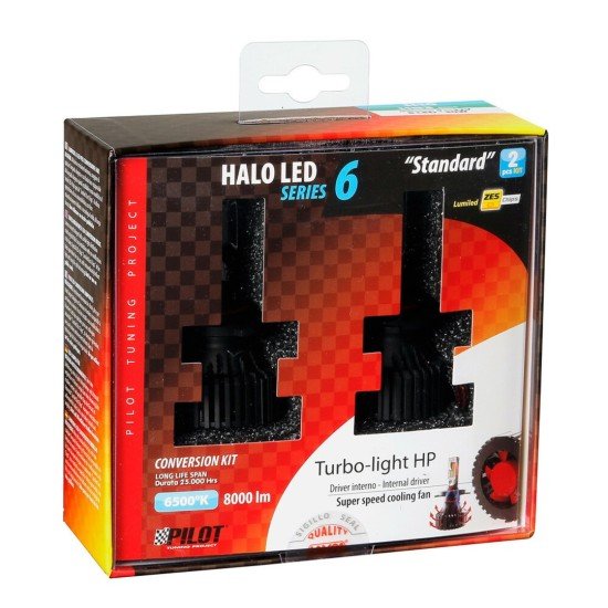 H10/HB3 9005 9-32V 6.500K 8.000lm 60W P20d HALO LED SERIE 6 STANDARD 6LED ZES 2ΤΕΜ. LED KIT-Lampa-L5778.7 H10/HB3 9005 9-32V 6.500K 8.000lm 60W P20d HALO LED SERIE 6 STANDARD 6LED ZES 2ΤΕΜ. LED KIT-Lampa-L5778.7
