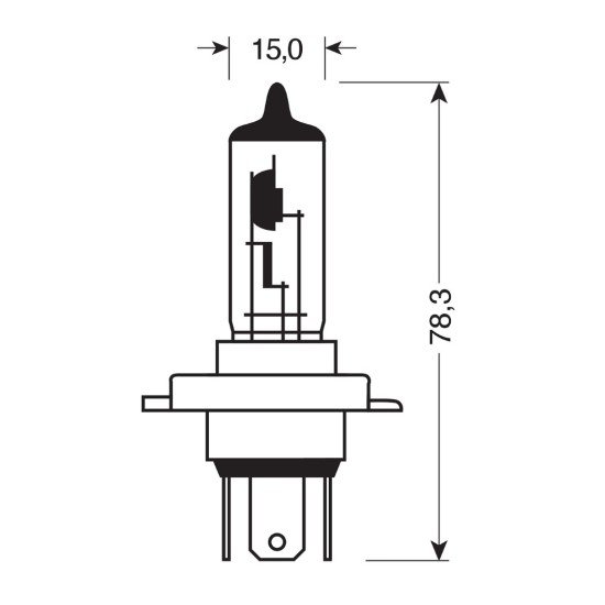 H19 12V 60/55W PU43t-3 1700/1200 lm STANDARD LINE ΑΛΟΓΟΝΟΥ (ΚΟΥΤΙ) - 1 ΤΕΜ.-Lampa-L5803.8 H19 12V 60/55W PU43t-3 1700/1200 lm STANDARD LINE ΑΛΟΓΟΝΟΥ (ΚΟΥΤΙ) - 1 ΤΕΜ.-Lampa-L5803.8