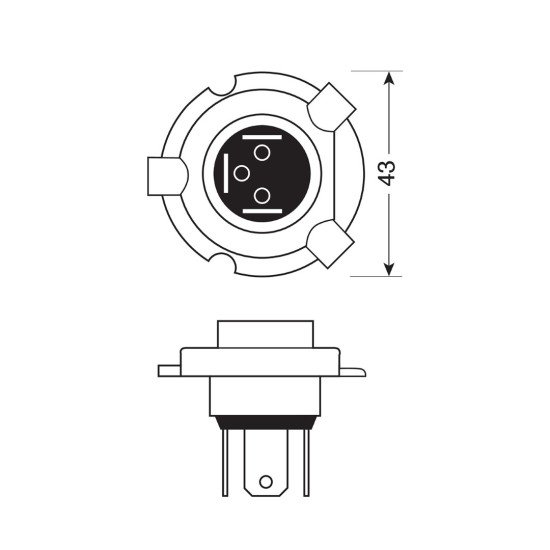 H19 12V 60/55W PU43t-3 1700/1200 lm STANDARD LINE ΑΛΟΓΟΝΟΥ (ΚΟΥΤΙ) - 1 ΤΕΜ.-Lampa-L5803.8 H19 12V 60/55W PU43t-3 1700/1200 lm STANDARD LINE ΑΛΟΓΟΝΟΥ (ΚΟΥΤΙ) - 1 ΤΕΜ.-Lampa-L5803.8