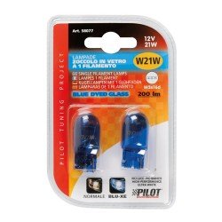 W21W (T20) 12V W3x16d 21W 200lm (ΚΑΡΦΩΤΟ-ΑΚΑΛΥΚΟ) BLUE DYED-GLASS 2ΤΕΜ. BLISTER-Lampa-L5807.7 W21W (T20) 12V W3x16d 21W 200lm (ΚΑΡΦΩΤΟ-ΑΚΑΛΥΚΟ) BLUE DYED-GLASS 2ΤΕΜ. BLISTER-Lampa-L5807.7