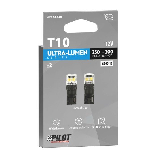 T10 W5W 12V W2,1x9,5d 250/200lm 6.500K ΔΙΠΛΗΣ ΠΟΛΙΚΟΤΗΤΑΣ LED CAN-BUS ULTRA-LUMEN SERIES 2ΤΕΜ.-Lampa-L5853.0 T10 W5W 12V W2,1x9,5d 250/200lm 6.500K ΔΙΠΛΗΣ ΠΟΛΙΚΟΤΗΤΑΣ LED CAN-BUS ULTRA-LUMEN SERIES 2ΤΕΜ.-Lampa-L5853.0