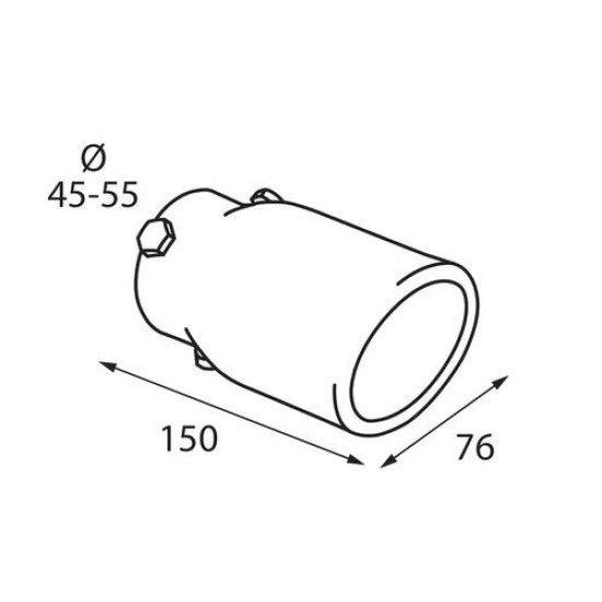 ΑΚΡΟ ΕΞΑΤΜΙΣΗΣ TS-07 45-55mm - ΣΤΡΟΓΓΥΛΟ ΚΟΦΤΟ-Lampa-L6001.6 ΑΚΡΟ ΕΞΑΤΜΙΣΗΣ TS-07 45-55mm - ΣΤΡΟΓΓΥΛΟ ΚΟΦΤΟ-Lampa-L6001.6