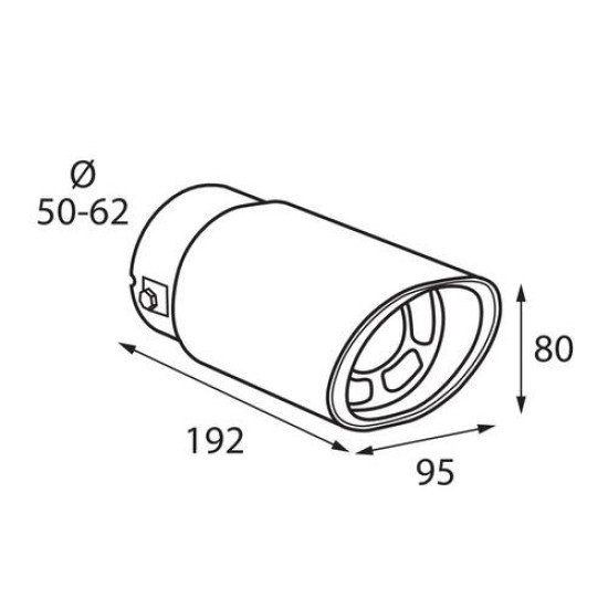 ΑΚΡΟ ΕΞΑΤΜΙΣΗΣ TS-3 50-62mm - ΟΒΑΛ ΚΟΦΤΟ-Lampa-L6002.3 ΑΚΡΟ ΕΞΑΤΜΙΣΗΣ TS-3 50-62mm - ΟΒΑΛ ΚΟΦΤΟ-Lampa-L6002.3