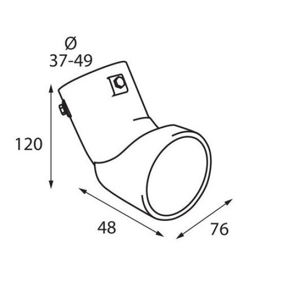 ΑΚΡΟ ΕΞΑΤΜΙΣΗΣ TS-60 37-49mm - ΛΟΞΟ 70 ΜΟΙΡΕΣ-Lampa-L6004.4 ΑΚΡΟ ΕΞΑΤΜΙΣΗΣ TS-60 37-49mm - ΛΟΞΟ 70 ΜΟΙΡΕΣ-Lampa-L6004.4