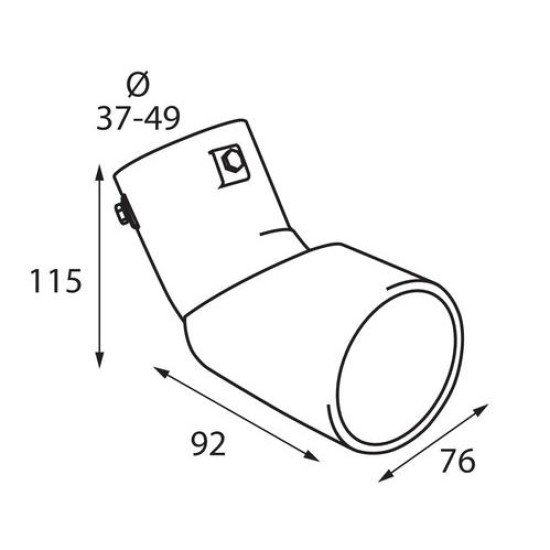 ΑΚΡΟ ΕΞΑΤΜΙΣΗΣ TS-61 37-49mm - ΛΟΞΟ 140 ΜΟΙΡΕΣ-Lampa-L6004.5 ΑΚΡΟ ΕΞΑΤΜΙΣΗΣ TS-61 37-49mm - ΛΟΞΟ 140 ΜΟΙΡΕΣ-Lampa-L6004.5