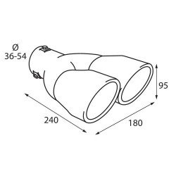 ΑΚΡΟ ΕΞΑΤΜΙΣΗΣ TS-22 Φ 36-54mm - ΔΙΠΛΗ ΑΠΟΛΗΞΗ-Lampa-L6007.6 ΑΚΡΟ ΕΞΑΤΜΙΣΗΣ TS-22 Φ 36-54mm - ΔΙΠΛΗ ΑΠΟΛΗΞΗ-Lampa-L6007.6