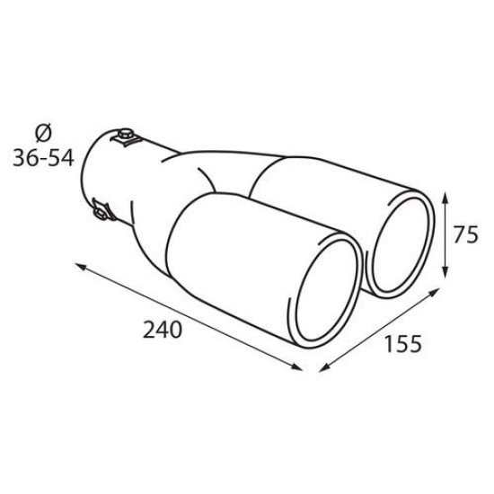 ΑΚΡΟ ΕΞΑΤΜΙΣΗΣ TS-23 Φ 36-54mm - ΔΙΠΛΗ ΑΠΟΛΗΞΗ-Lampa-L6007.7 ΑΚΡΟ ΕΞΑΤΜΙΣΗΣ TS-23 Φ 36-54mm - ΔΙΠΛΗ ΑΠΟΛΗΞΗ-Lampa-L6007.7