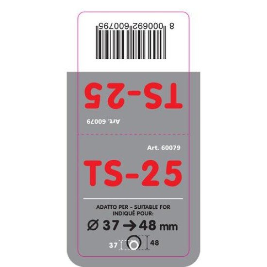ΑΚΡΟ ΕΞΑΤΜΙΣΗΣ TS-25 Φ 37-58 mm - ΣΤΡΟΓΓΥΛΟ ΜΑΥΡΟ/ΙΝΟΧ-Lampa-L6007.9 ΑΚΡΟ ΕΞΑΤΜΙΣΗΣ TS-25 Φ 37-58 mm - ΣΤΡΟΓΓΥΛΟ ΜΑΥΡΟ/ΙΝΟΧ-Lampa-L6007.9