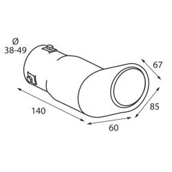 ΑΚΡΟ ΕΞΑΤΜΙΣΗΣ TS-33 Φ 38-49mm - ΓΩΝΙΑ-Lampa-L6008.7 ΑΚΡΟ ΕΞΑΤΜΙΣΗΣ TS-33 Φ 38-49mm - ΓΩΝΙΑ-Lampa-L6008.7