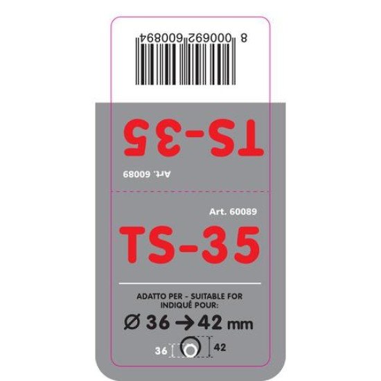 ΑΚΡΟ ΕΞΑΤΜΙΣΗΣ TS-35 Φ 36-42mm - ΣΤΡΟΓΓΥΛΟ-Lampa-L6008.9 ΑΚΡΟ ΕΞΑΤΜΙΣΗΣ TS-35 Φ 36-42mm - ΣΤΡΟΓΓΥΛΟ-Lampa-L6008.9