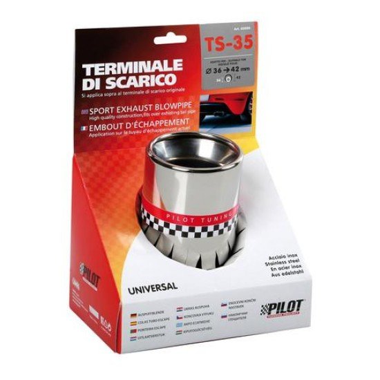 ΑΚΡΟ ΕΞΑΤΜΙΣΗΣ TS-35 Φ 36-42mm - ΣΤΡΟΓΓΥΛΟ-Lampa-L6008.9 ΑΚΡΟ ΕΞΑΤΜΙΣΗΣ TS-35 Φ 36-42mm - ΣΤΡΟΓΓΥΛΟ-Lampa-L6008.9