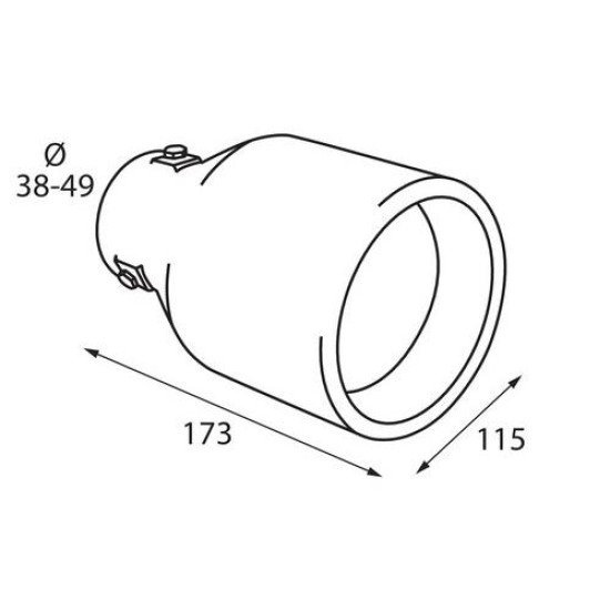 ΑΚΡΟ ΕΞΑΤΜΙΣΗΣ TS-37 Φ 38-49mm - ΣΤΡΟΓΓΥΛΟ-Lampa-L6009.1 ΑΚΡΟ ΕΞΑΤΜΙΣΗΣ TS-37 Φ 38-49mm - ΣΤΡΟΓΓΥΛΟ-Lampa-L6009.1