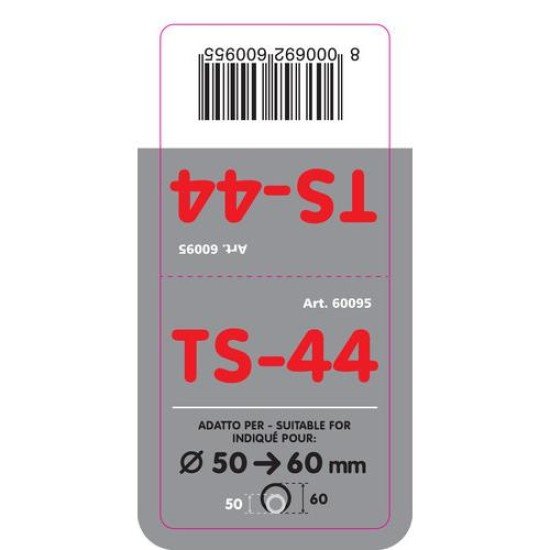 ΑΚΡΟ ΕΞΑΤΜΙΣΗΣ TS-44 Φ 50-60mm - ΣΤΡΟΓΓΥΛΟ ΛΟΞΟ-Lampa-L6009.5 ΑΚΡΟ ΕΞΑΤΜΙΣΗΣ TS-44 Φ 50-60mm - ΣΤΡΟΓΓΥΛΟ ΛΟΞΟ-Lampa-L6009.5