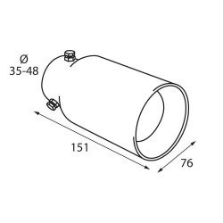 ΑΚΡΟ ΕΞΑΤΜΙΣΗΣ TS-48 Φ35-48 - ΣΤΡΟΓΓΥΛΟ-Lampa-L6009.9 ΑΚΡΟ ΕΞΑΤΜΙΣΗΣ TS-48 Φ35-48 - ΣΤΡΟΓΓΥΛΟ-Lampa-L6009.9