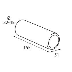 ΑΚΡΟ ΕΞΑΤΜΙΣΗΣ ΣΤΡΟΓΓΥΛΟ  Τ-5 32-45mm-Lampa-L6010.0 ΑΚΡΟ ΕΞΑΤΜΙΣΗΣ ΣΤΡΟΓΓΥΛΟ  Τ-5 32-45mm-Lampa-L6010.0