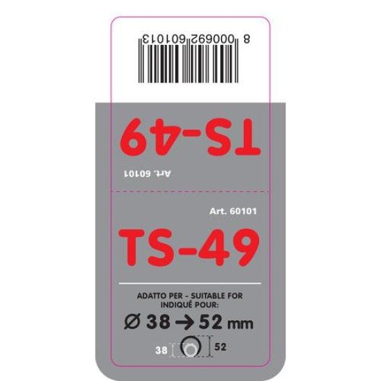 ΑΚΡΟ ΕΞΑΤΜΙΣΗΣ TS-49 Φ 38-52mm-Lampa-L6010.1 ΑΚΡΟ ΕΞΑΤΜΙΣΗΣ TS-49 Φ 38-52mm-Lampa-L6010.1