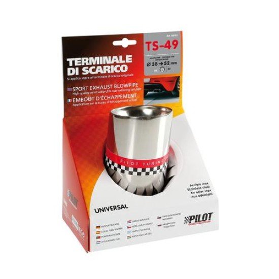 ΑΚΡΟ ΕΞΑΤΜΙΣΗΣ TS-49 Φ 38-52mm-Lampa-L6010.1 ΑΚΡΟ ΕΞΑΤΜΙΣΗΣ TS-49 Φ 38-52mm-Lampa-L6010.1