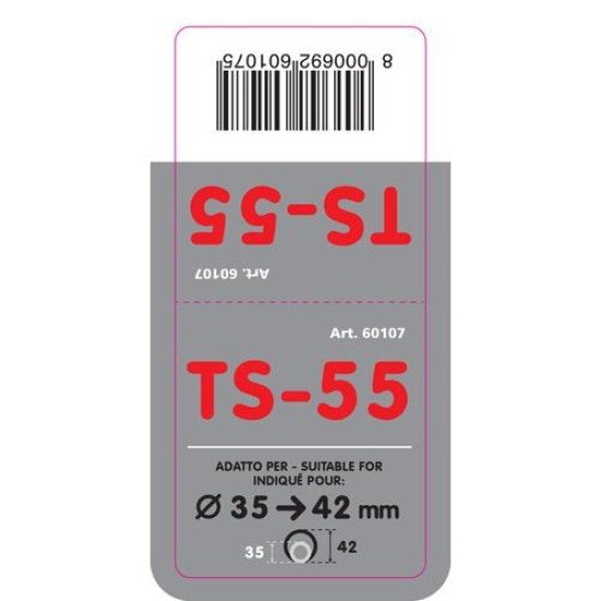 ΑΚΡΟ ΕΞΑΤΜΙΣΗΣ TS-55 Φ 35-42mm - ΛΟΞΟ ΟΒΑΛ-Lampa-L6010.7 ΑΚΡΟ ΕΞΑΤΜΙΣΗΣ TS-55 Φ 35-42mm - ΛΟΞΟ ΟΒΑΛ-Lampa-L6010.7