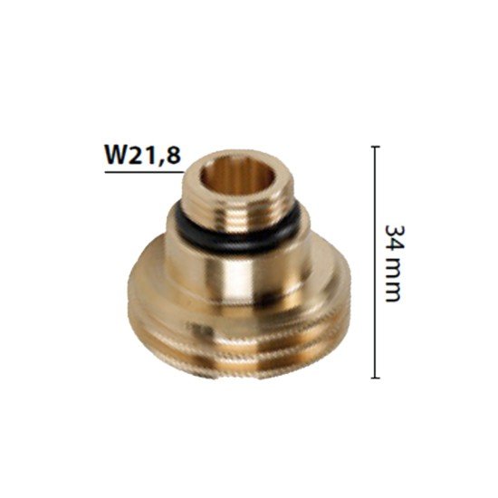 ΑΝΤΑΠΤΟΡΑΣ ΠΛΗΡΩΣΗΣ LPG ΥΓΡΑΕΡΙΟΥ ACME W21,8 80mm-Lampa-L6713.6 ΑΝΤΑΠΤΟΡΑΣ ΠΛΗΡΩΣΗΣ LPG ΥΓΡΑΕΡΙΟΥ ACME W21,8 80mm-Lampa-L6713.6