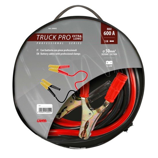 ΡΕΥΜΑΤΟΔΟΤΕΣ PROFESSIONAL SERIES TRUCK PRO EXTRA LONG 600A 500cm  LAMPA - 1 ΤΕΜ.-Lampa-L6989.2 ΡΕΥΜΑΤΟΔΟΤΕΣ PROFESSIONAL SERIES TRUCK PRO EXTRA LONG 600A 500cm  LAMPA - 1 ΤΕΜ.-Lampa-L6989.2