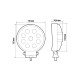 ΠΡΟΒΟΛΕΑΣ ΕΡΓΑΣΙΑΣ WL-29 10/30V 15W 1500lm 6.000k 9LED COMBO (ΔΙΑΘΛΑΣΗΣ) ΣΤΡΟΓΓΥΛΟΣ 135x110mm LAMPA - 1 τεμ.-Lampa-L7237.0 ΠΡΟΒΟΛΕΑΣ ΕΡΓΑΣΙΑΣ WL-29 10/30V 15W 1500lm 6.000k 9LED COMBO (ΔΙΑΘΛΑΣΗΣ) ΣΤΡΟΓΓΥΛΟΣ 135x110mm LAMPA - 1 τεμ.-Lampa-L7237.0