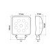 ΠΡΟΒΟΛΕΑΣ ΕΡΓΑΣΙΑΣ WL-30 10/30V 15W 1500lm 6.000k 9LED COMBO (ΔΙΑΘΛΑΣΗΣ) ΤΕΤΡΑΓΩΝΟΣ 130x110mm LAMPA - 1 τεμ.-Lampa-L7237.1 ΠΡΟΒΟΛΕΑΣ ΕΡΓΑΣΙΑΣ WL-30 10/30V 15W 1500lm 6.000k 9LED COMBO (ΔΙΑΘΛΑΣΗΣ) ΤΕΤΡΑΓΩΝΟΣ 130x110mm LAMPA - 1 τεμ.-Lampa-L7237.1