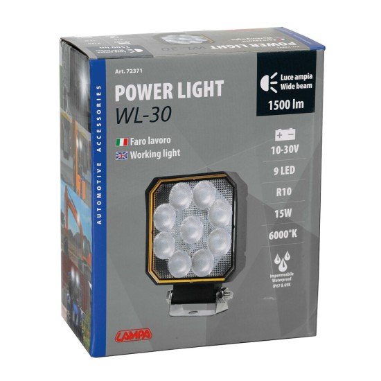 ΠΡΟΒΟΛΕΑΣ ΕΡΓΑΣΙΑΣ WL-30 10/30V 15W 1500lm 6.000k 9LED COMBO (ΔΙΑΘΛΑΣΗΣ) ΤΕΤΡΑΓΩΝΟΣ 130x110mm LAMPA - 1 τεμ.-Lampa-L7237.1 ΠΡΟΒΟΛΕΑΣ ΕΡΓΑΣΙΑΣ WL-30 10/30V 15W 1500lm 6.000k 9LED COMBO (ΔΙΑΘΛΑΣΗΣ) ΤΕΤΡΑΓΩΝΟΣ 130x110mm LAMPA - 1 τεμ.-Lampa-L7237.1