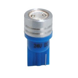 T10 W5W 24V W1,2x9,5d LED 1xHP ΜΠΛΕ ΔΙΑΘΛΑΣΗ (ΚΑΡΦΩΤΟ ΑΚΑΛΥΚΟ) 1ΤΕΜ. M-TECH-M-Tech-L915B/MT