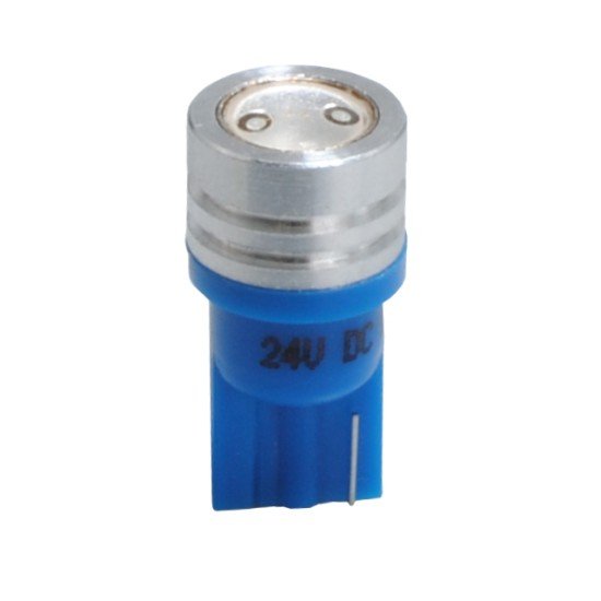 T10 W5W 24V W1,2x9,5d LED 1xHP ΜΠΛΕ ΔΙΑΘΛΑΣΗ (ΚΑΡΦΩΤΟ ΑΚΑΛΥΚΟ) 1ΤΕΜ. M-TECH-M-Tech-L915B/MT