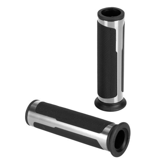 ΧΕΡΟΥΛΙΑ MOTO STYLE GRIP ΜΑΥΡΟ/ΑΣΗΜΙ ΧΡΩΜΑ 22mm+25mm 12cm LAMPA - 2 τεμ.-Lampa-9175.1-LM ΧΕΡΟΥΛΙΑ MOTO STYLE GRIP ΜΑΥΡΟ/ΑΣΗΜΙ ΧΡΩΜΑ 22mm+25mm 12cm LAMPA - 2 τεμ.-Lampa-9175.1-LM