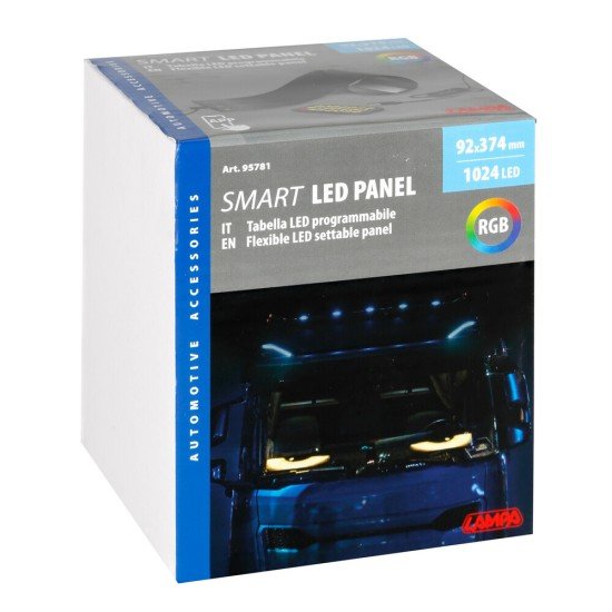 ΠΑΝΕΛ ΕΥΚΑΜΠΤΟ SMART LED PANEL 1024 LED 92x374mm RGB ΜΕ ΚΑΛΩΔΙΟ 450cm ΓΙΑ USB & REMOTE CONTROL LAMPA - 1 ΤΕΜ.-Lampa-L9578.1 ΠΑΝΕΛ ΕΥΚΑΜΠΤΟ SMART LED PANEL 1024 LED 92x374mm RGB ΜΕ ΚΑΛΩΔΙΟ 450cm ΓΙΑ USB & REMOTE CONTROL LAMPA - 1 ΤΕΜ.-Lampa-L9578.1