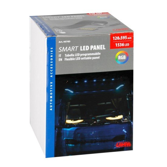 ΠΑΝΕΛ ΕΥΚΑΜΠΤΟ SMART LED PANEL 1536 LED 120x595mm RGB ΜΕ ΚΑΛΩΔΙΟ 450cm ΓΙΑ USB & REMOTE CONTROL LAMPA - 1 ΤΕΜ.-Lampa-L9578.3 ΠΑΝΕΛ ΕΥΚΑΜΠΤΟ SMART LED PANEL 1536 LED 120x595mm RGB ΜΕ ΚΑΛΩΔΙΟ 450cm ΓΙΑ USB & REMOTE CONTROL LAMPA - 1 ΤΕΜ.-Lampa-L9578.3